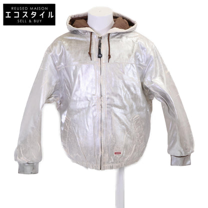 Supreme シュプリーム ｘMM6【新品/国内正規/24SS】Foil Hooded Work Jacket フーディ ワーク ジャケット M