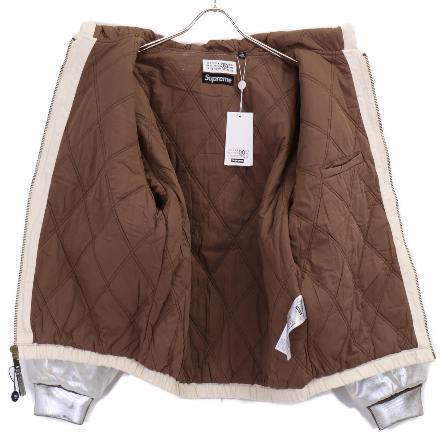 Supreme シュプリーム ｘMM6【新品/国内正規/24SS】Foil Hooded Work Jacket フーディ ワーク ジャケット M