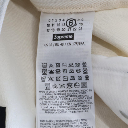 Supreme シュプリーム 新品未使用 ×MM6 24SS Foil ダブルニー ペインターパンツ ボトムス 32