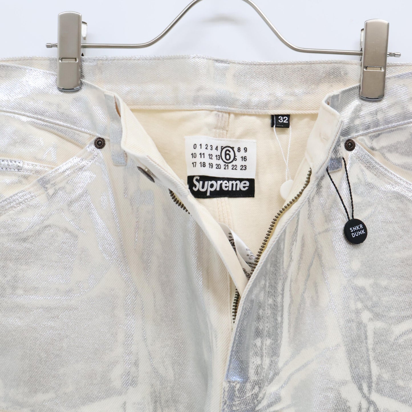 Supreme シュプリーム 新品未使用 ×MM6 24SS Foil ダブルニー ペインターパンツ ボトムス 32
