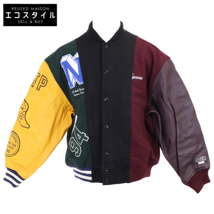 Supreme シュプリーム ｘMM6【新品同様/国内正規/24SS】SPLIT Varsity Jacket バーシティ ジャケット M