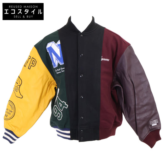 Supreme シュプリーム ｘMM6【新品同様/国内正規/24SS】SPLIT Varsity Jacket バーシティ ジャケット M