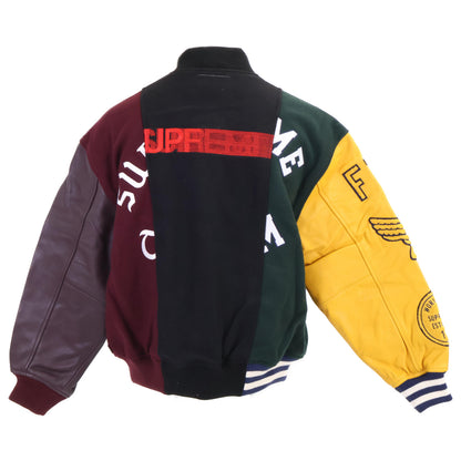 Supreme シュプリーム ｘMM6【新品同様/国内正規/24SS】SPLIT Varsity Jacket バーシティ ジャケット M