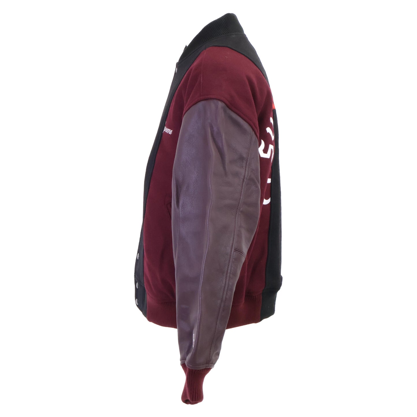 Supreme シュプリーム ｘMM6【新品同様/国内正規/24SS】SPLIT Varsity Jacket バーシティ ジャケット M