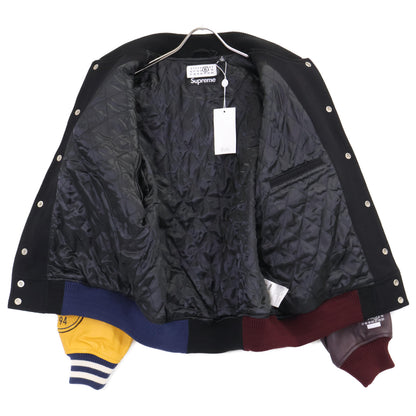 Supreme シュプリーム ｘMM6【新品同様/国内正規/24SS】SPLIT Varsity Jacket バーシティ ジャケット M