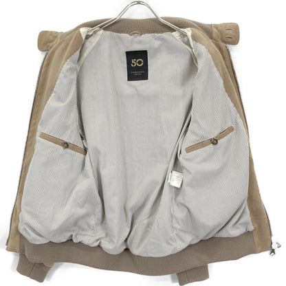 Cinquanta チンクアンタ ﾍﾞｰｼﾞｭ H-501 ｺﾞｰﾄｽｳｪｰﾄﾞ G9ﾀｲﾌﾟ ﾊﾘﾝﾄﾝｼﾞｬｹｯﾄ ジャケット 46