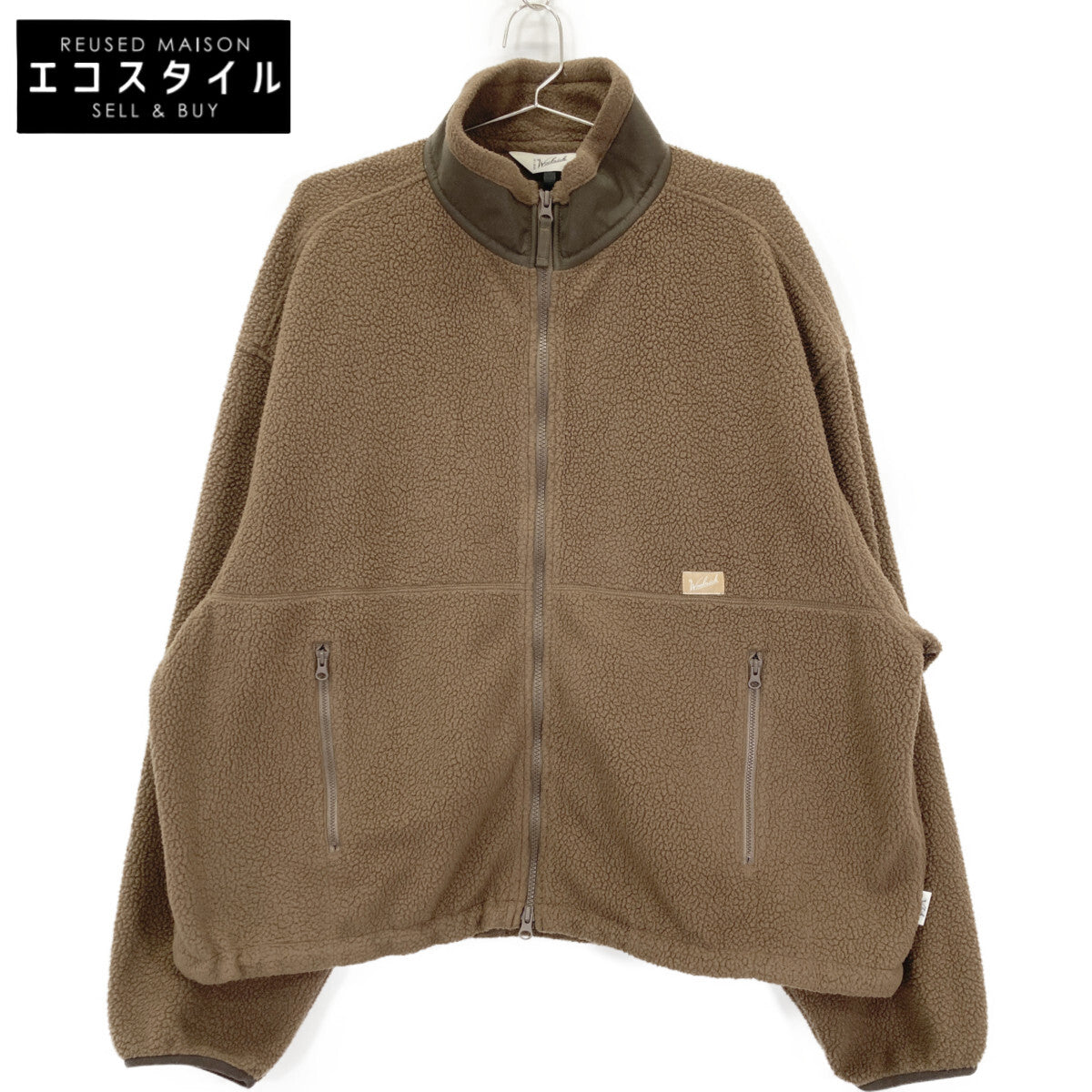 WOOLRICH ウールリッチ Plage別注 ﾌﾞﾗｳﾝ WJSW0044PL FLEECE ｼﾞｬｹｯﾄ ジャケット L