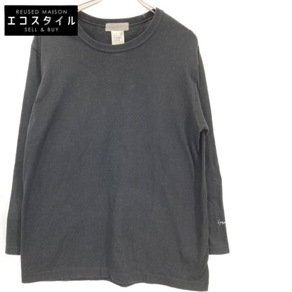 Yohji Yamamoto ヨウジヤマモト 20AW ﾌﾞﾗｯｸ FR-T49-052B ｽﾘｰﾌﾞﾛｺﾞ Tｼｬﾂ トップス 2