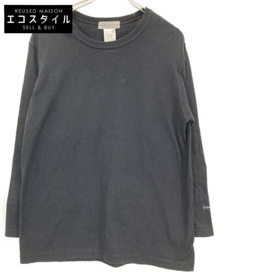 Yohji Yamamoto ヨウジヤマモト 20AW ﾌﾞﾗｯｸ FR-T49-052B ｽﾘｰﾌﾞﾛｺﾞ Tｼｬﾂ トップス 2