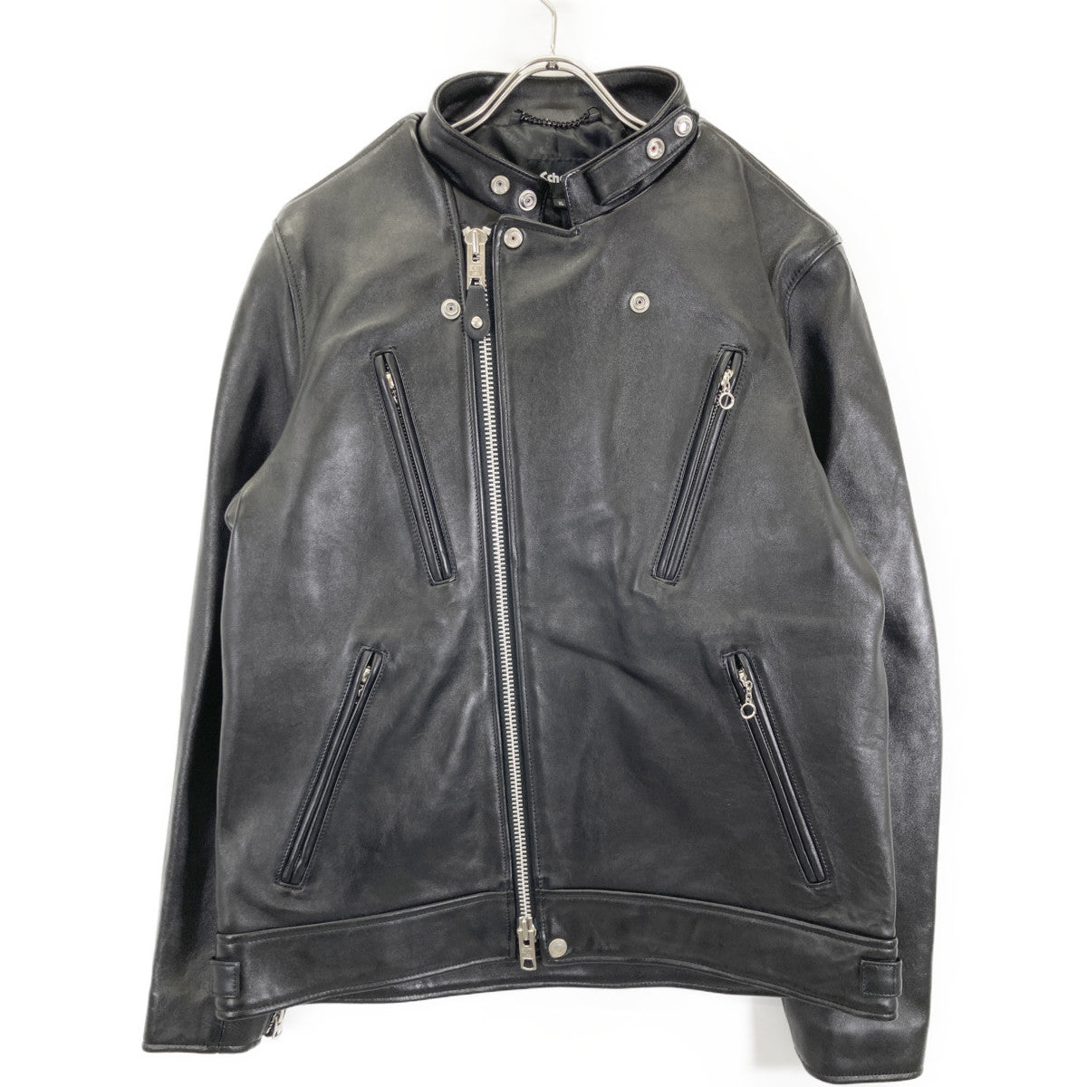 SCHOTT ショット 【美品】3101048 シープスキン ダブルライダース ジャケット XL