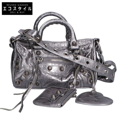 BALENCIAGA バレンシアガ 743356 LE CAGOLE ル カゴール2WAY ハンドバッグ ショルダーバッグ