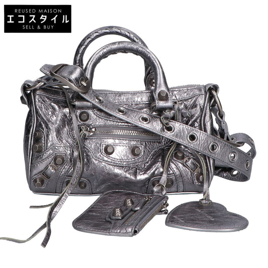 BALENCIAGA バレンシアガ 743356 LE CAGOLE ル カゴール2WAY ハンドバッグ ショルダーバッグ