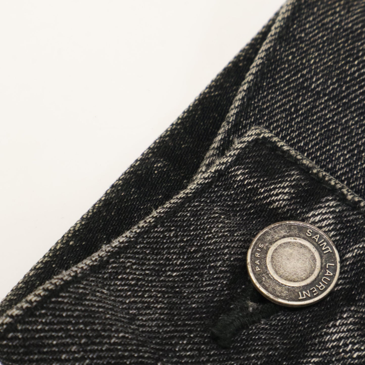 SAINT LAURENT PARIS サンローランパリ 2019年製 579219 デニムジャケット ジャケット XS