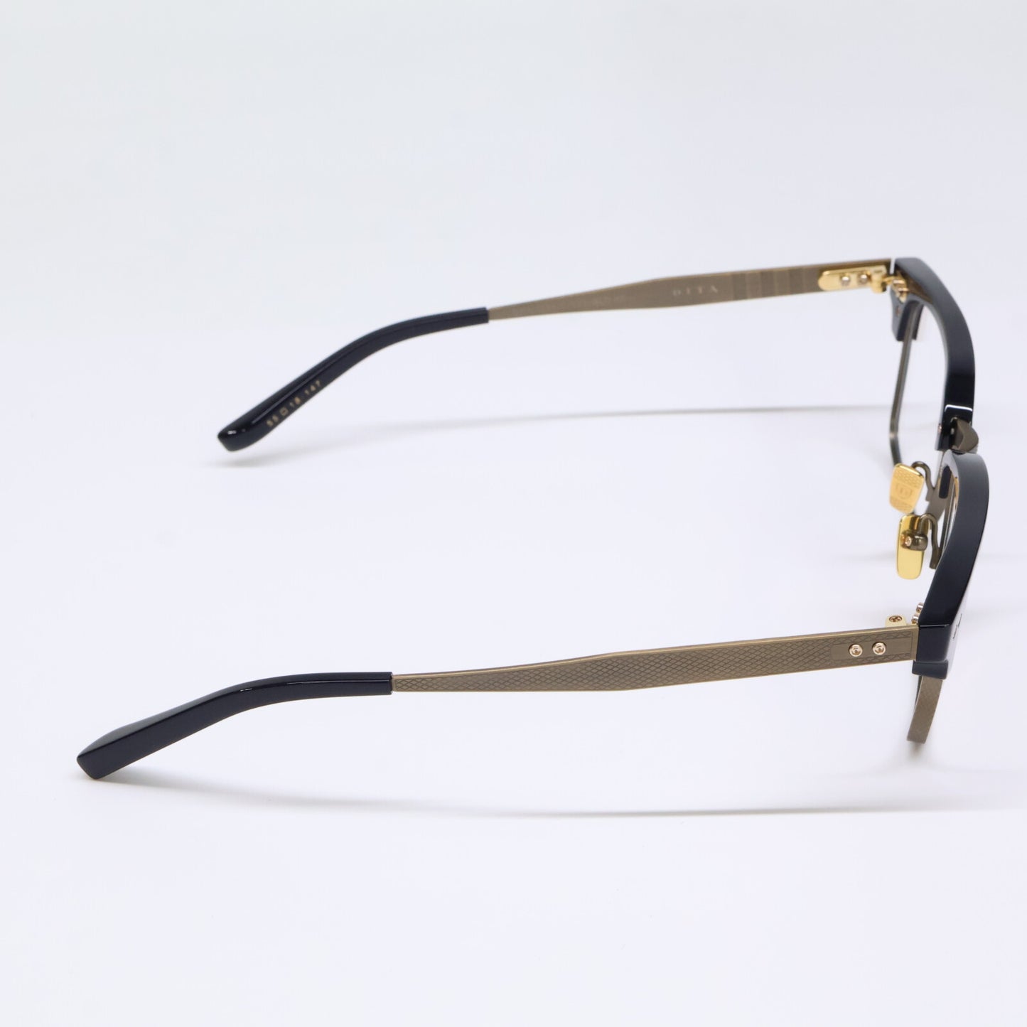 DITA ディータ 【新品同様】DRX-2064-E-NVY-GLD-55 STATESMAN-THREE サーモント メガネフレーム 眼鏡 55□18-147