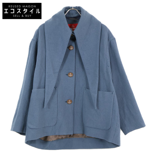 VivienneWestwoodRedLabel ヴィヴィアンウエストウッドレッドレーベル 【新品同様】17-12-452005-00 ウール ビックカラー付 コート 00
