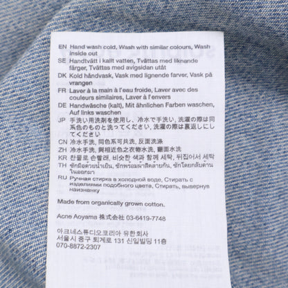 ACNE STUDIOS アクネ ストゥディオズ 【新品同様】FN-UX-SHIR000058 ボタンアップ デニムシャツ/ トップス XXS