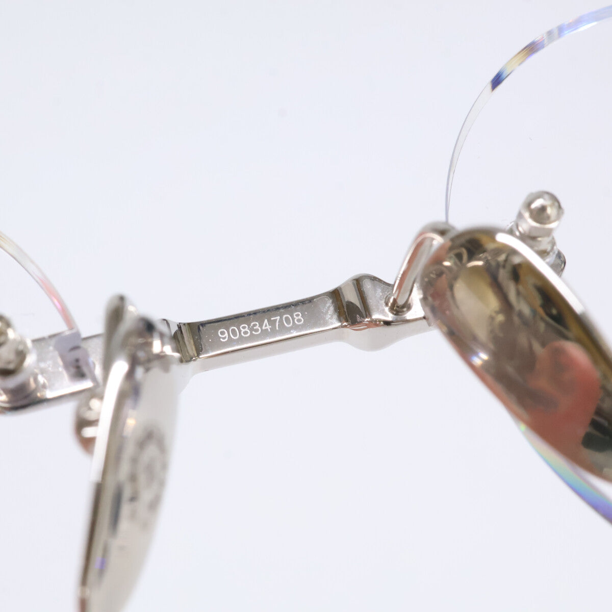 Chrome Hearts クロムハーツ SOFFFFFFFFERS 1 ボストン型 リムレス メタル クリングスタイプ メガネ 眼鏡 49-20-148