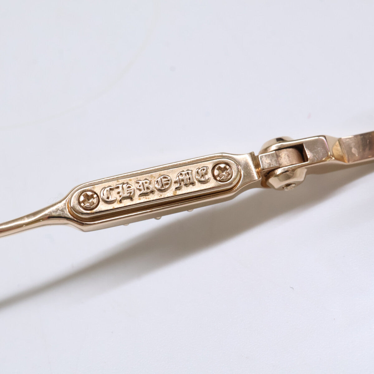 Chrome Hearts クロムハーツ 美品 SOFFFFFFFFERS 1 ボストン型 リムレス メタル クリングスタイプ メガネ 眼鏡 49-20-148