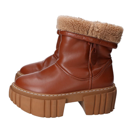 STELLA McCARTNEY ステラマッカートニー ﾌﾞﾗｳﾝ ｴﾐﾘｰ ﾎﾞｱｼｮｰﾄﾌﾞｰﾂ シューズ 37