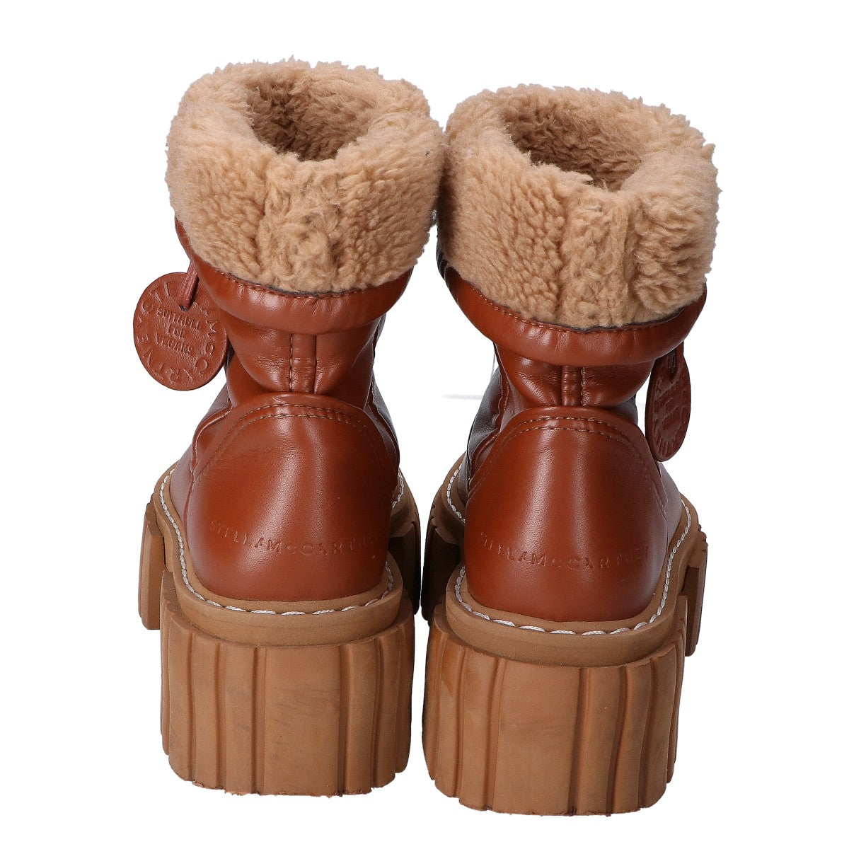 STELLA McCARTNEY ステラマッカートニー ﾌﾞﾗｳﾝ ｴﾐﾘｰ ﾎﾞｱｼｮｰﾄﾌﾞｰﾂ シューズ 37