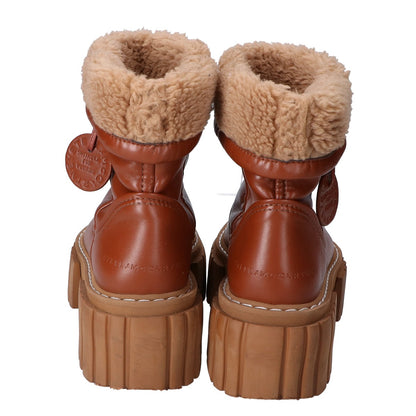 STELLA McCARTNEY ステラマッカートニー ﾌﾞﾗｳﾝ ｴﾐﾘｰ ﾎﾞｱｼｮｰﾄﾌﾞｰﾂ シューズ 37