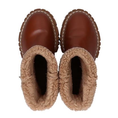 STELLA McCARTNEY ステラマッカートニー ﾌﾞﾗｳﾝ ｴﾐﾘｰ ﾎﾞｱｼｮｰﾄﾌﾞｰﾂ シューズ 37