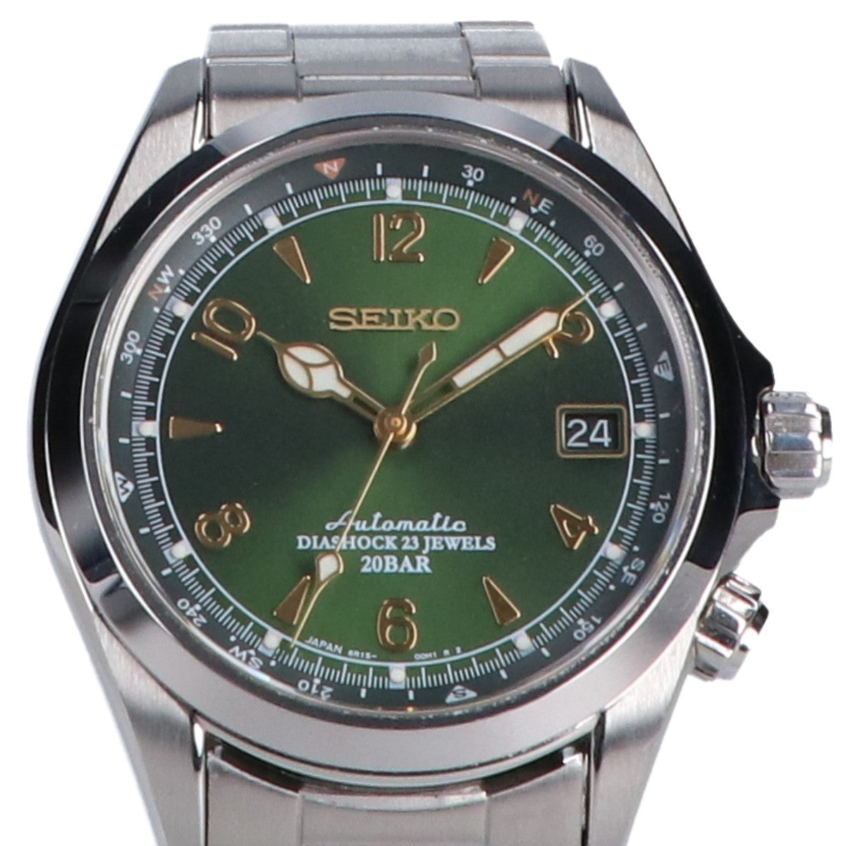 SEIKO セイコー 美品 SARB017 メカニカル アルピニスト 自動巻き 腕時計