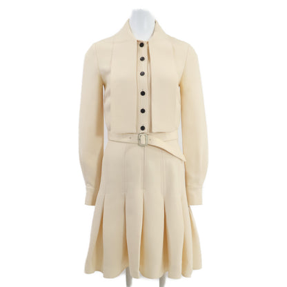 Christian Dior クリスチャンディオール 【国内正規】841D16A1166 シルク混 ベルト付 ワンピース 38