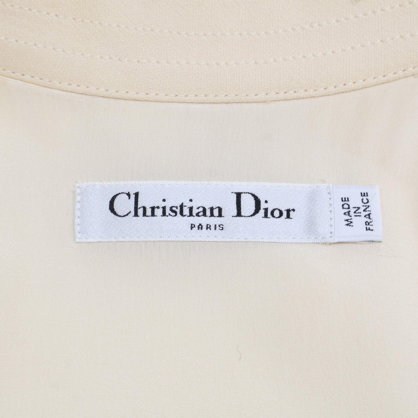 Christian Dior クリスチャンディオール 【国内正規】841D16A1166 シルク混 ベルト付 ワンピース 38