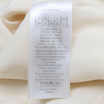 Christian Dior クリスチャンディオール 【国内正規】841D16A1166 シルク混 ベルト付 ワンピース 38