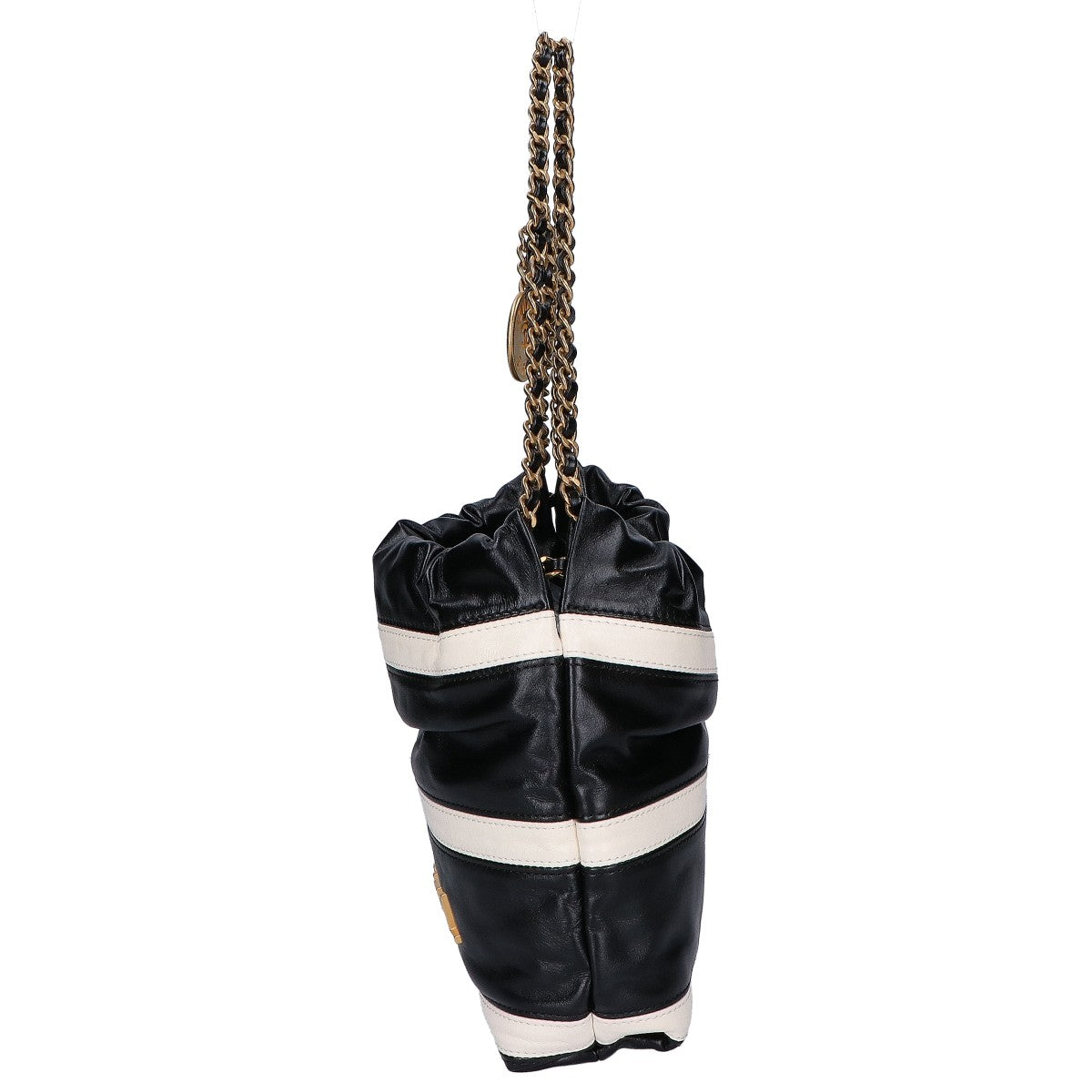 CHANEL シャネル 美品 シャネル22ミニ シャイニーカーフ ハンド ハンドバッグ