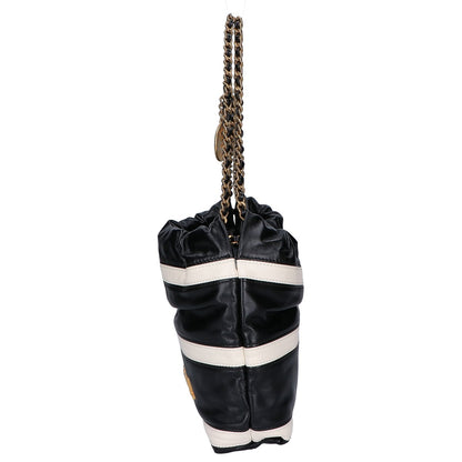 CHANEL シャネル 美品 シャネル22ミニ シャイニーカーフ ハンド ハンドバッグ