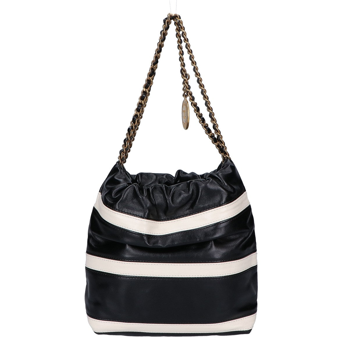 CHANEL シャネル 美品 シャネル22ミニ シャイニーカーフ ハンド ハンドバッグ