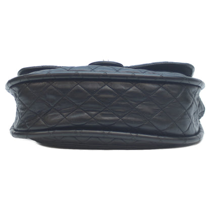 CHANEL シャネル 18番台 黒 ラムスキン フラフープマトラッセ ショルダーバッグ