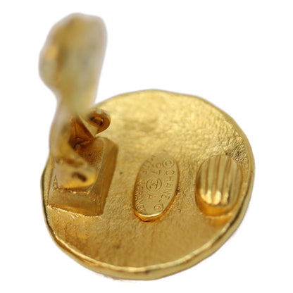 CHANEL シャネル 97A ｺｺﾏｰｸ ﾄﾞｯﾄ ﾗｳﾝﾄﾞｲﾔﾘﾝｸﾞ イヤリング