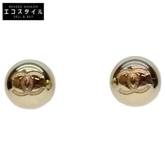 CHANEL シャネル B21S ｺｺﾏｰｸ ｺﾞｰﾙﾄﾞ ﾎﾞｰﾙ ﾋﾟｱｽ ピアス