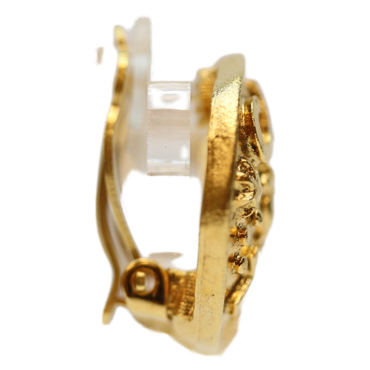 CHANEL シャネル 23 ｺﾞｰﾙﾄﾞ ﾗｲｵﾝ ﾗｳﾝﾄﾞﾛｺﾞ ｲﾔﾘﾝｸﾞ イヤリング