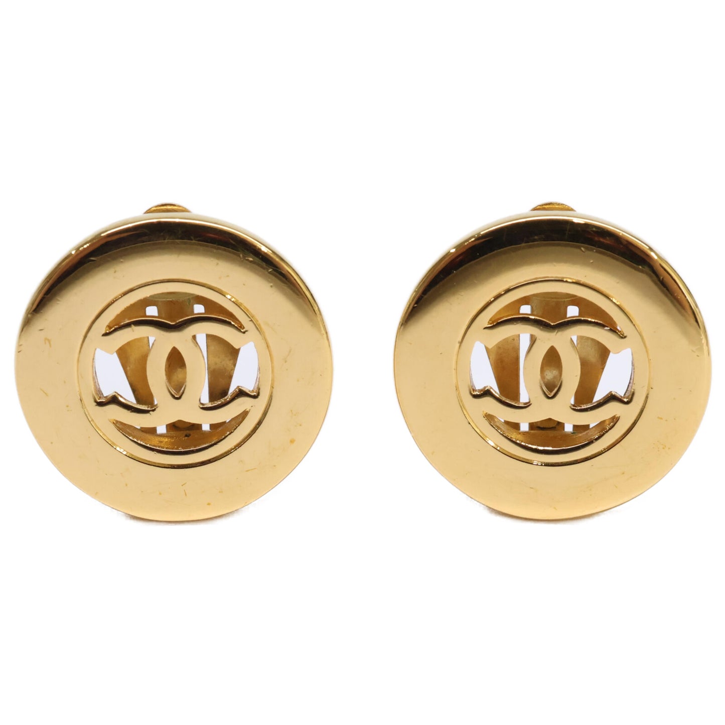 CHANEL シャネル 美品 97A サークルココ イヤリング