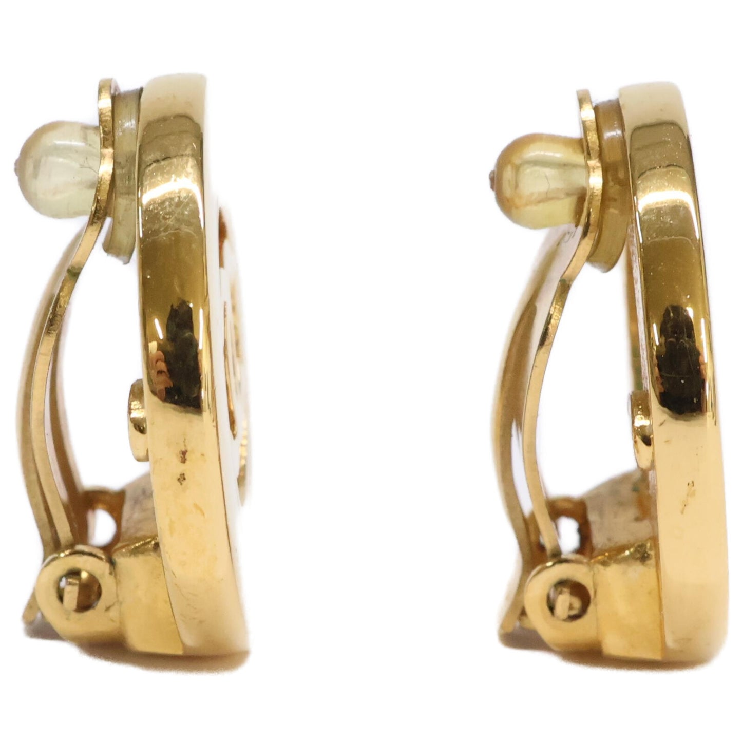 CHANEL シャネル 美品 97A サークルココ イヤリング