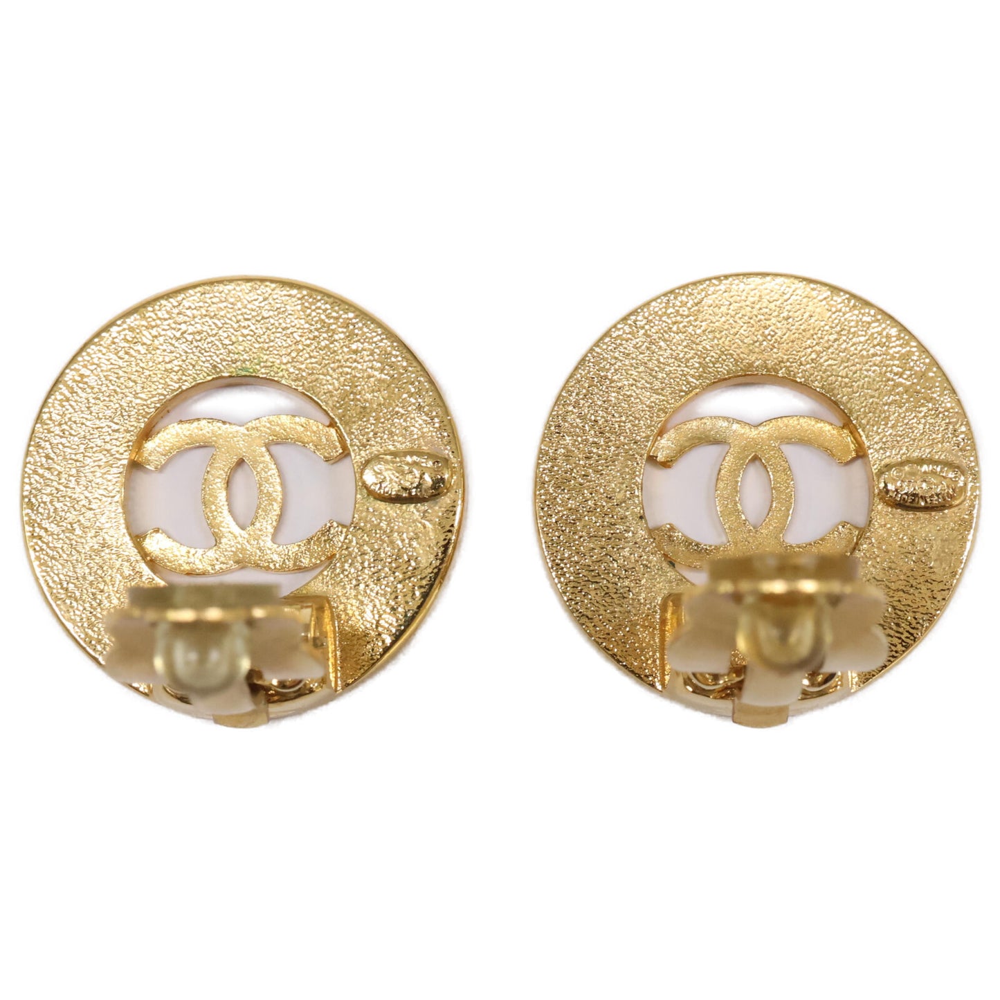 CHANEL シャネル 美品 97A サークルココ イヤリング