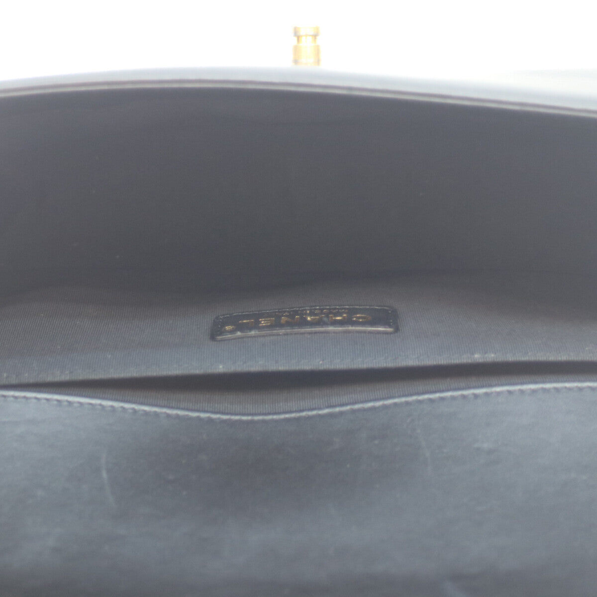 CHANEL シャネル 23番 ブラック ラム G金具 ボーイシャネル ショルダーバッグ