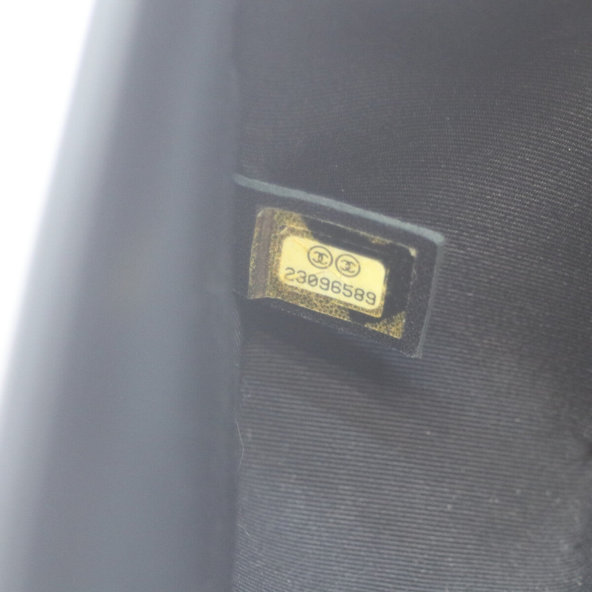 CHANEL シャネル 23番 ブラック ラム G金具 ボーイシャネル ショルダーバッグ