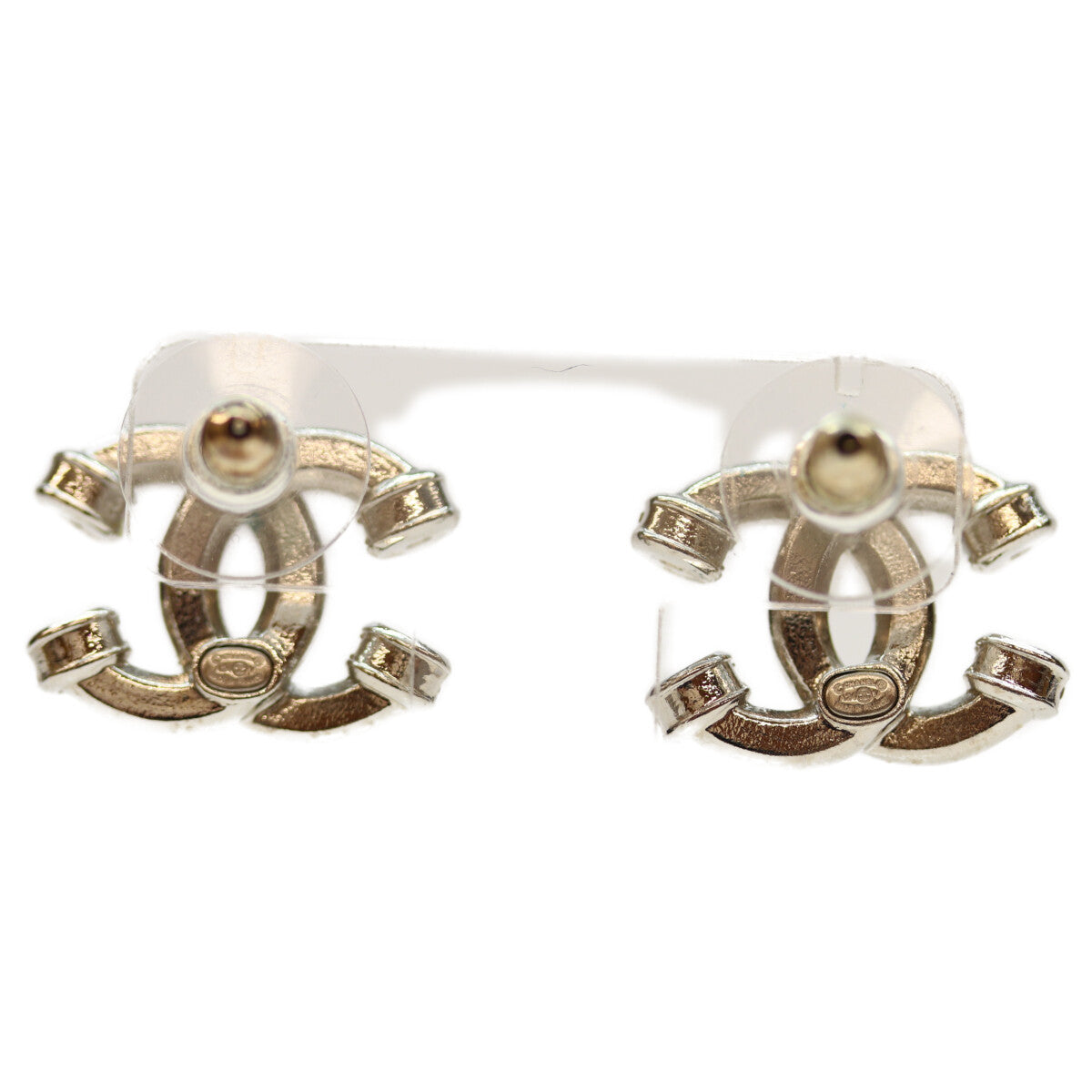 CHANEL シャネル A24V GP ﾗｲﾝｽﾄｰﾝ ｺｺﾏｰｸ ﾋﾟｱｽ ピアス