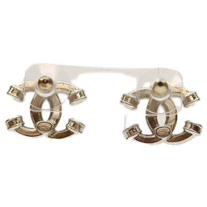 CHANEL シャネル A24V GP ﾗｲﾝｽﾄｰﾝ ｺｺﾏｰｸ ﾋﾟｱｽ ピアス