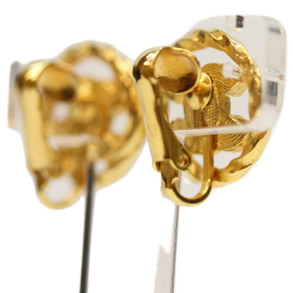 CHANEL シャネル 2137 GP ﾗｲﾝｽﾄｰﾝ ｻｰｸﾙｺｺﾏｰｸ ｲﾔﾘﾝｸﾞ イヤリング