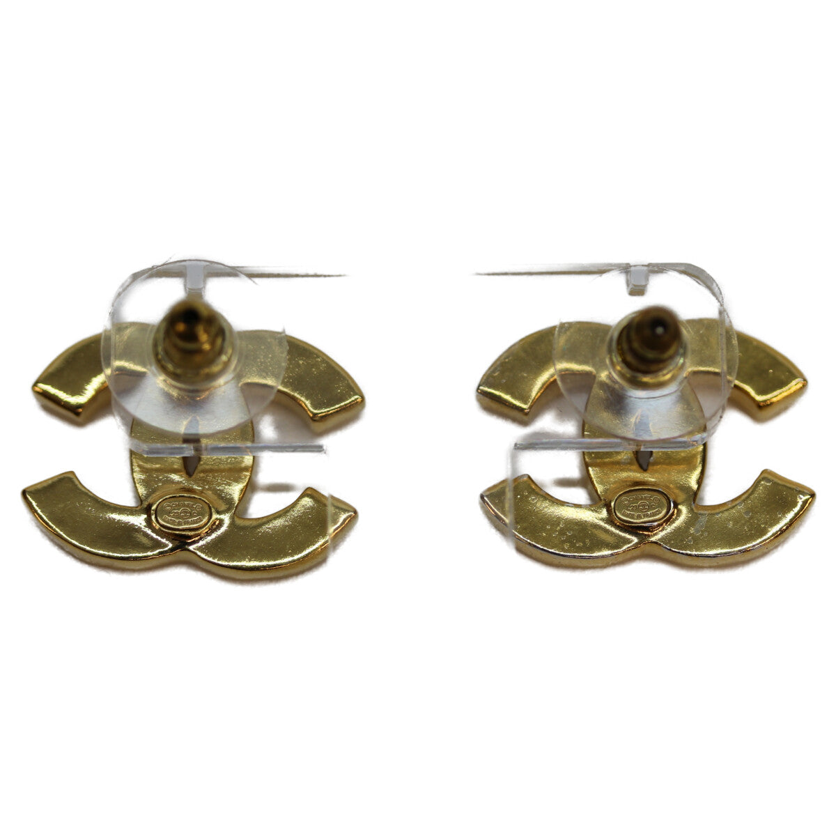 CHANEL シャネル L23C ﾌﾞﾗｯｸ GP ｺｺﾏｰｸ ﾋﾟｱｽ ピアス