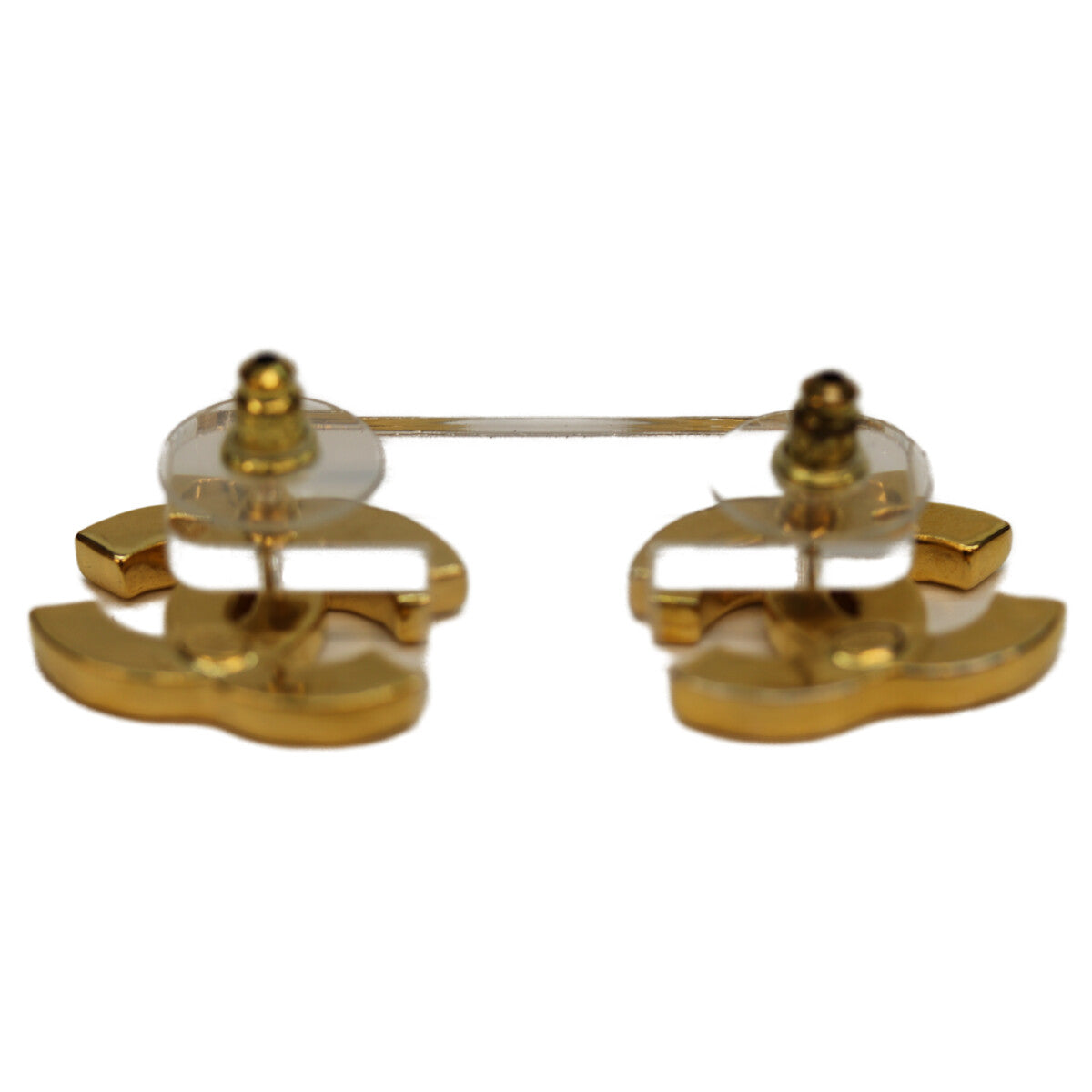 CHANEL シャネル L23C ﾌﾞﾗｯｸ GP ｺｺﾏｰｸ ﾋﾟｱｽ ピアス