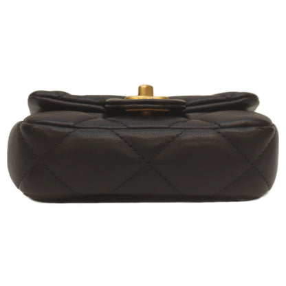 CHANEL シャネル AP2271 31番 ブラック ラム ミニチェーンクラッチ チェーンショルダー ショルダーバッグ