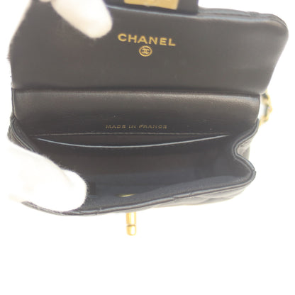 CHANEL シャネル AP2271 31番 ブラック ラム ミニチェーンクラッチ チェーンショルダー ショルダーバッグ