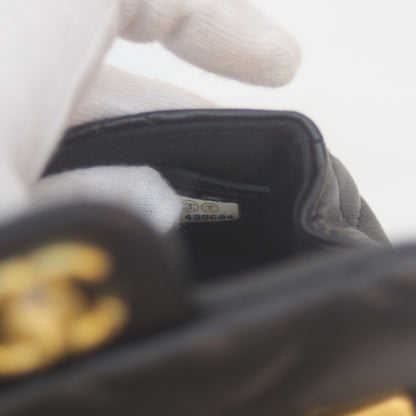 CHANEL シャネル AP2271 31番 ブラック ラム ミニチェーンクラッチ チェーンショルダー ショルダーバッグ